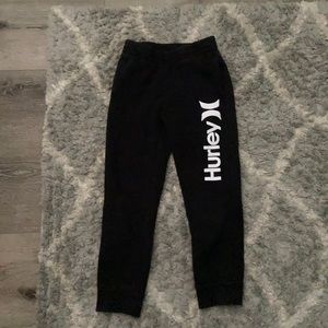 Hurley black sweat pants